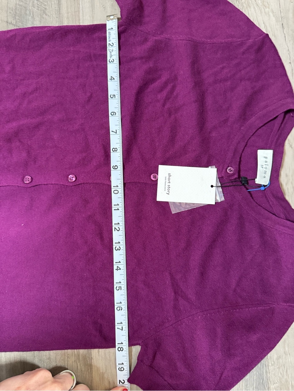 Paloma SP Crewneck Top in Deep Plum - Picture 4 of 7